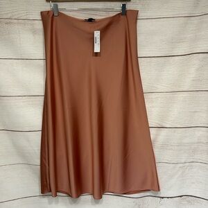 NEW NWT pink VINTAGE BLUSH Gwyneth slip midi skirt J.Crew size Large